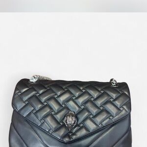 Kurt Geiger Black Quilted Crossbody Bag